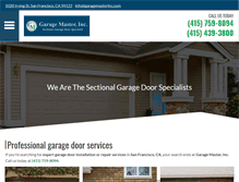 Tablet Screenshot of garagemasterinc.com